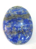 CRYSTALMIRACLE BEAUTIFUL LAPIS LAZULI WORRY STONE CRYSTAL HEALING WELLNESS METAPHYSICAL THUMB STONE GIFT POSITIVE ENERGY PROTECTIVE POWERFUL THROAT CHAKRA PSYCHIC ENERGY