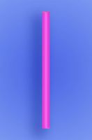 Wow Plastics Inc. Colossal Straw 8.5" - Neon Pink - 1/1000 (1,000/Case)