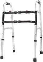 TOGARR Folding Walker, Elderly Walking Lightweight Adjustable Walking Adjustable Walking Legs Four Feet for Adjustable Standstand Walking Stands