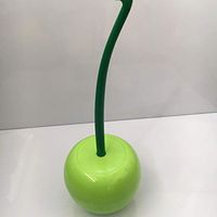 s61Ylu Creative Toilet Brush Cherry Toilet Brush Plastic Toilet Brush Set Green White Brush Head 391414