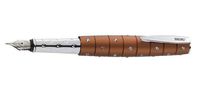 Online Crystal Inspirations Cognac w/ Genuine Swarovski Crystals Medium Point Fountain Pen - ON-37178