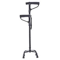 Walking stick Adjustable Height with LED Light Portable Lightweight and Cushion Handle T Handle Non-Slip Base Cane for Men and Women Fauay