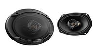 Kenwood KFC-6966R Road Series 6" x 9" 3-Way Car Speakers with Cloth Cones (Pair) - Black