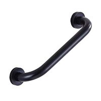 Bathroom safety rails Bathroom Grab Rail, Support Rail Straight Handrail Safety Wall-mounted Anti-skid Handle (Color : Black)