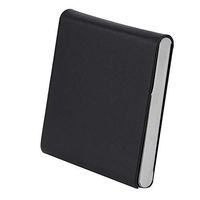 KEYREN Hold 10 Cigarettes PU Leather Nice Gift Smoker Cigar Case Cigar Case Leather Cedar Wood Travel Humidor Portable Light Weight Cigar Box Gift Set(Black)