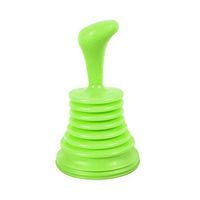 Dredging Tool Strong Sink Pipeline Dredge Device Bathroom Washbasin Sewer Cleaner Plunger for Kitchen Toilet - Green