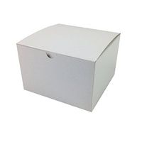 Black Cat Avenue 6"x6"x4" White Gloss Gift Boxes 10 Count