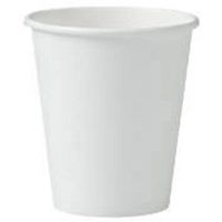 SOLO Cup Company Polycoated Hot Paper Cups, 6 oz, White, 50/Bag