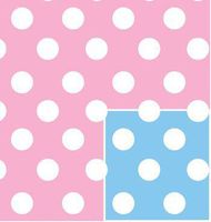 Baby Polka Dot Wrap Roll Wrap 24 Inches X 15 Feet