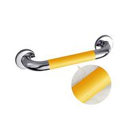 JIAHE115 Bathroom Safety Rails Explosion-Proof Nylon Housing Safety 304 Stainless Steel Bathroom Shower Handrail/Wall Mounted Straight Towel Holder/Shower Aid & Safety Support Armrest (Color : 38cm)