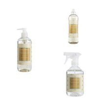 Caldrea Kitchen Set, Gilded Balsam Birch, 3 ct: Dish Soap (16 fl oz), Hand Soap (10.8 fl oz), Countertop Spray (16 fl oz)