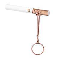 Lzttyee Elegant Rose Design Lady Smoker Cigarette Holder Ring Protect Your Fingers (M, Rose Gold)