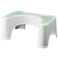 DULPLAY Bathroom Squatty Toilet Stool, Recommended Anti-Slip for All Ages Compact All Toilets Potty Assistance -B 44x27.5x20cm(17x11x8inch)