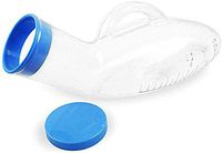 Portable Urinal Leakproof Unisex Bottle High Capacity Thicken Urine Pot with Anti-Odor Cap-Ideal for Car Travel Camping Caravan Festivals Children-Blue