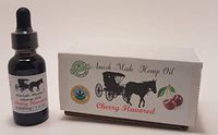 Cherry Flavored Amish Made Organic Hemp Oil Extract with 2500 mg of Hemp Extract Reduces Pain, Anxiety and Stress. Helps with Sleep, Mood, Skin and Hair via Hemp Extract Oil Drops (Cherry)
