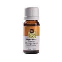 Stress Management Essential Oil Blend by Lotus Touch, 10 ml Bottle - 100% Pure Therapeutic Grade Single-Note Essential Oil for Aromatherapy - Calming Aroma that Helps Reduce Stress & Anxiety