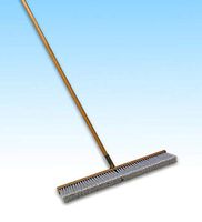 Silver Pro Push Broom 24" with Handle