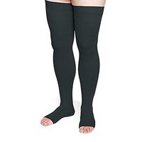 Sigvaris Specialty 553 Secure Unisex Open Toe Thigh Highs w/SIL Band 30 40 mmH