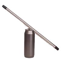 Update Portable Travel Stainless Collapsible Reusable Drinking Straw (Gray)