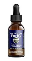 Purify - Certified Organic Advanced Intestinal Support and Microbial Cleanse for Humans and Pets - Contains no Wormwood - 2 fl oz Tincture Formulation.