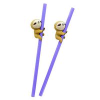 My Kawaii Sloth Straws - Cute Reusable Straws