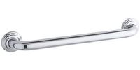 KOHLER K-10541-S Traditional 18-Inch Grab Bar, Polished Stainless