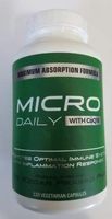 Micro Daily Supplement; 1 Month Supply. MMF Maximum Micronutrient Formula (Capsule in Bottle)