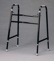 Bariatric Walker - 5'' Fixed & Swivel Wheels w/Glide Brakes