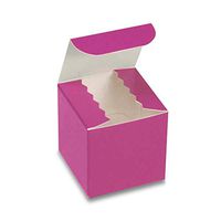 Hot Pink Gift Boxes 4" X 4" X 4" 25 ct. | Quantity: 25