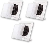 Acoustic Audio S191 in Ceiling/in Wall 3 Speaker Set 2 Way Home 600 Watt S191-3S