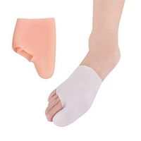 YonCog Bigfoot Thumb Toe Valgus Toe Split Forefoot Cover Female Tiptoe Cover Toe Separator (Color : A, Size : Free Size)