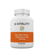 Set of 2 New Milk Thistle 1000mg Made USA Improves Liver Function