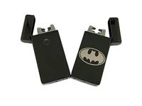 Txdeals4u Dual Arc Plasma Batman Lighter - Rechargeable Flameless Plasma Beam Lighter - Electric Lighter - Plasma Lighter - Rechargeable - No Butane - Splashproof - Windproof - USB