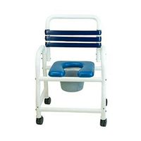 Mor-Medical Deluxe New Era Infection Control Shower Commode Chair Bathroom Aid 22" Seat