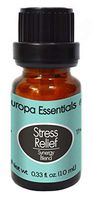 Europa Essentials All Natural Stress Relief Calming Synergy Essential Oil Blend - 100% Pure Therapeutic Grade, Aromatherapy Blend with Clary Sage, Ylang Ylang, Orange and Lemon, 10ml