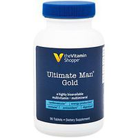 Ultimate Man Gold Multivitamin, High Potency Multi – Energy Antioxidant Blend, Daily Multimineral Supplement for Optimal Men’s Health, Gluten Dairy Free (90 Tablets) by The Vitamin Shoppe
