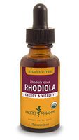 Herb Pharm Certified Organic Rhodiola Root Extract for Energy, Endurance and Stamina, Alcohol-Free Glycerite, 1 Ounce