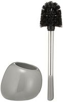 WENKO 20389100 Toilet brush Polaris Grey, Ceramic, 5.9 x 13.6 x 5.7 inch, Grey