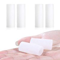 2 Pairs Gel Toe Cap and Protector - Cushions to Protect The Toe and Prevent Corns, Callus , Blistering and Reduce Friction, Silicone Toe Protector for Women and Men (1.97H x 0.71D1 inches)