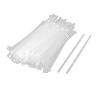 uxcell Plastic Home Cafe Drinking Coffee Juice Tea Water Disposable Straws 100pcs Clear
