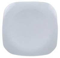 Yanco MD-408 Milando Square Plate, 7.5" Length, 7.5" Width, Melamine, White Color, Pack of 48