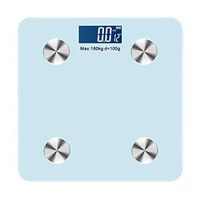 JXSHQS APP Smart Weight Scale Electronic Human Health Scale Measuring Fat Scale Accurate Body Fat Scale Bluetooth Body Fat Scale (Color : White, Size : 2828cm)