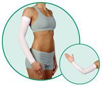 Juzo Soft 2002CG DreamSleeve 30-40mmHg w/ Silicone Top Band Model: 2002MXCG - MAX, Size: IV - Large, Length: R-Regular, Color: Pink 43