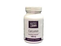 KetoLiving Curcumin Featuring Longvida - 1000 mg, 60 Vegan Capsules - Bioavailable, Increased Absorption - Anti-Inflammatory, Antioxidant, Reduces Fatigue - Gluten-Free - 30 Servings