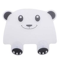 HENGSONG Cute Panda Shape Plastic Kitchen Sink Water Splash Proof Retaining Plate With Attached Sucker,Color 1