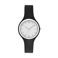 A New Day Women's Rubber Athleisure Watch - Silver (Analog Display)