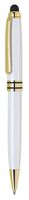 Executive Brass Itouch Pen (White)