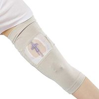 Care+Wear Ultra-Soft Antimicrobial Long PICC Line Cover Slate 7"-9" Bicep