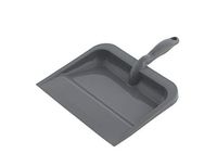 Superio Heavy Duty Dustpan - Durable Plastic with Comfort Grip Handle, Lightweight Multi Surface Dust Pan for Easy Sweep Broom 10 inch Wide