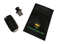 STASH KING Stash Car Key Safe with Car Cigarette Lighter and Free Smell Proof Bag Bundle, Secret Hidden Compartment, Stash Key Ring, Pill Box, Jewellery Safe